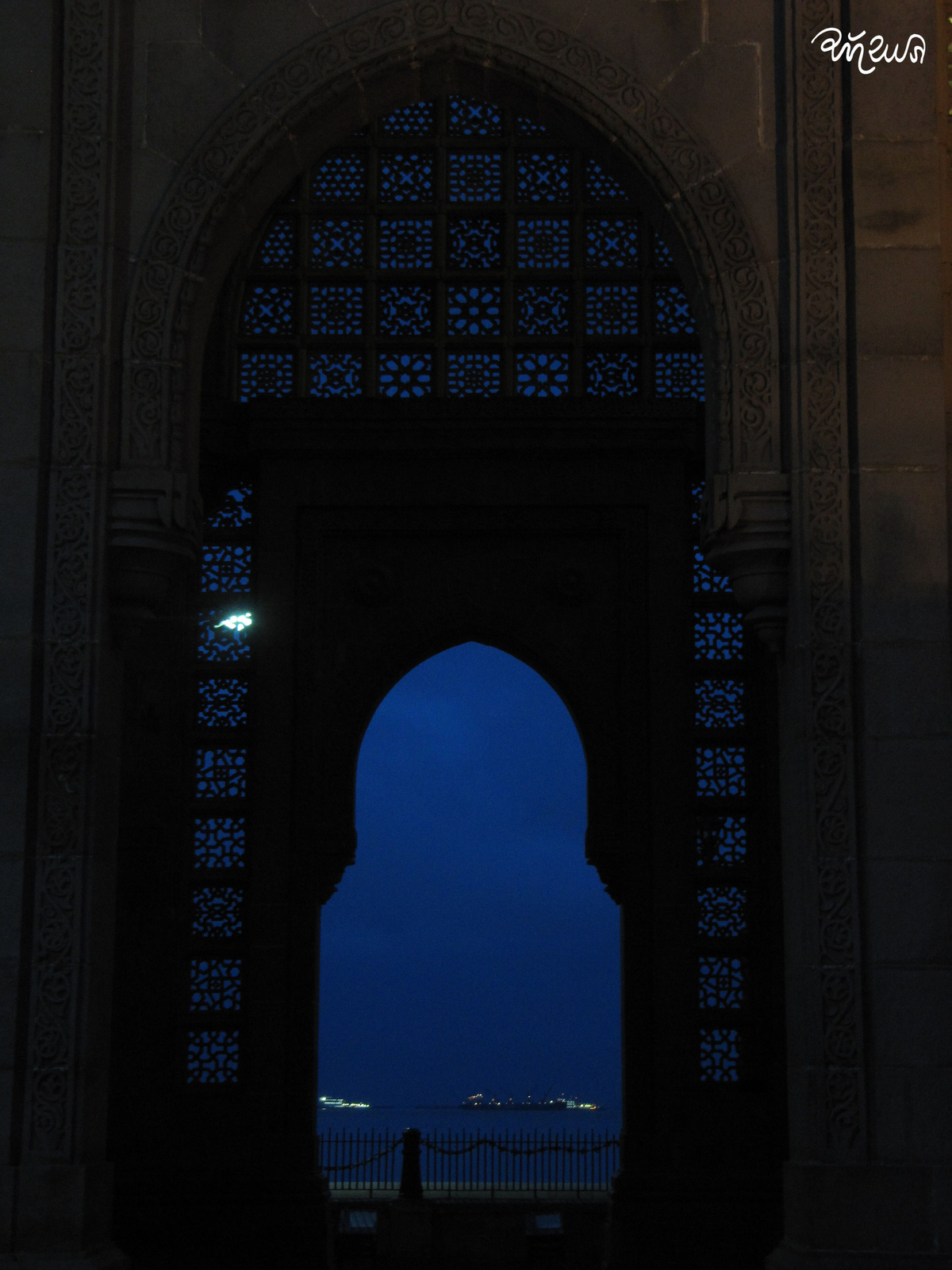 Gateway of India éjjel, Mumbaí