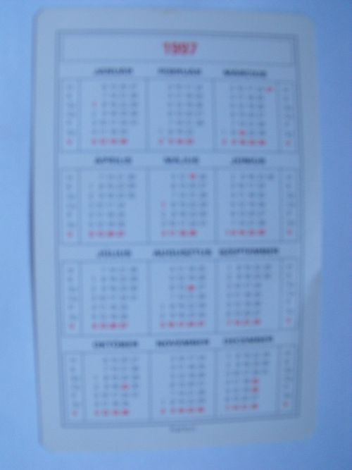 1997 - Kártyanaptár-Card Calendar-01-01-03 1997 023