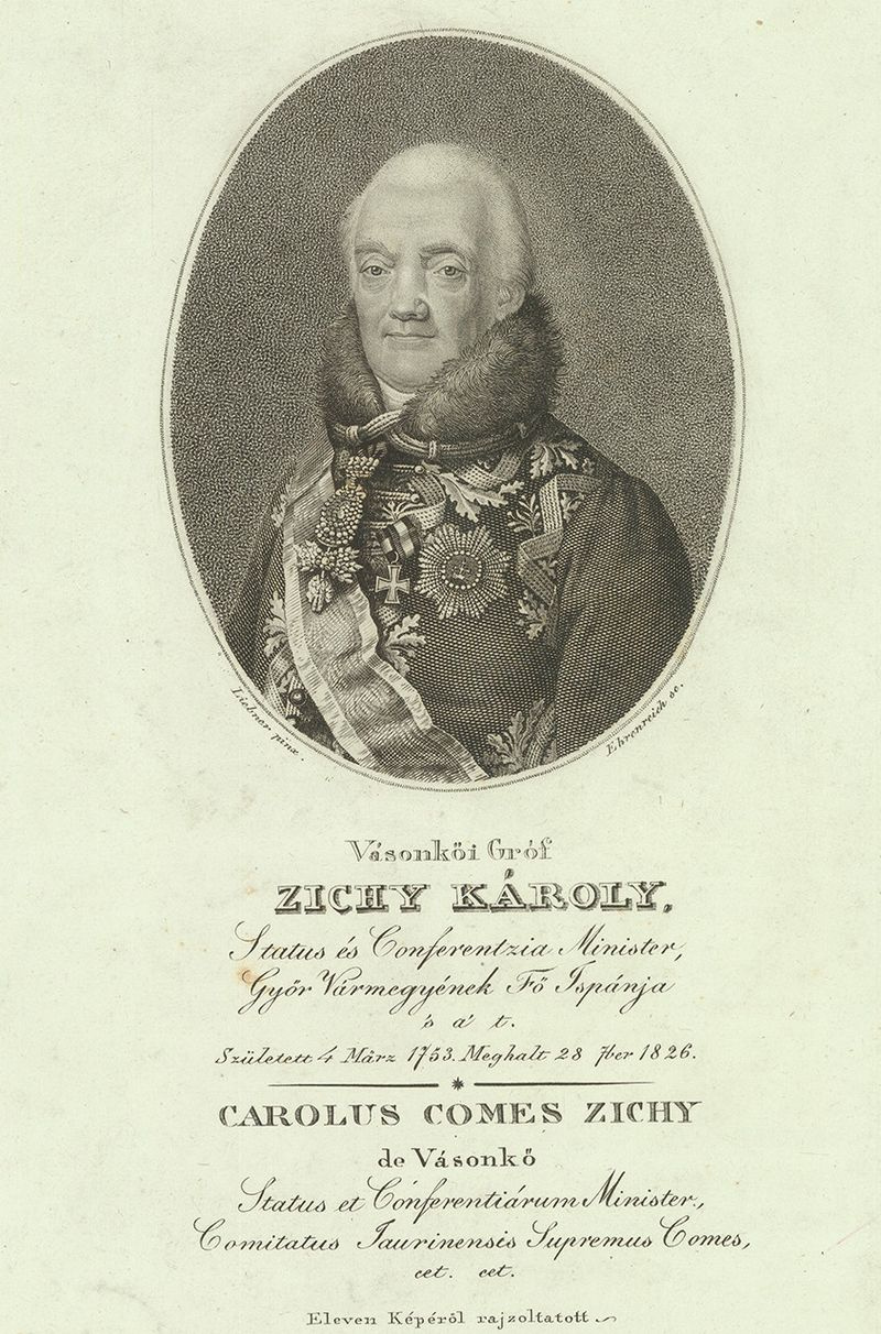 Zichy Károly portré eleven képéről rajzoltatott