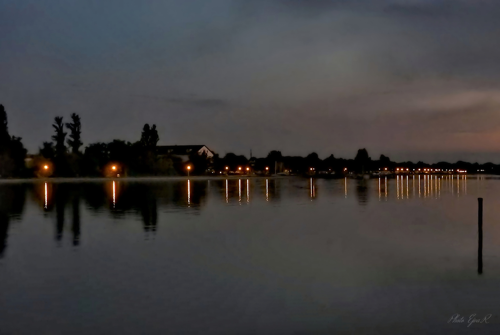 Fertő tó este