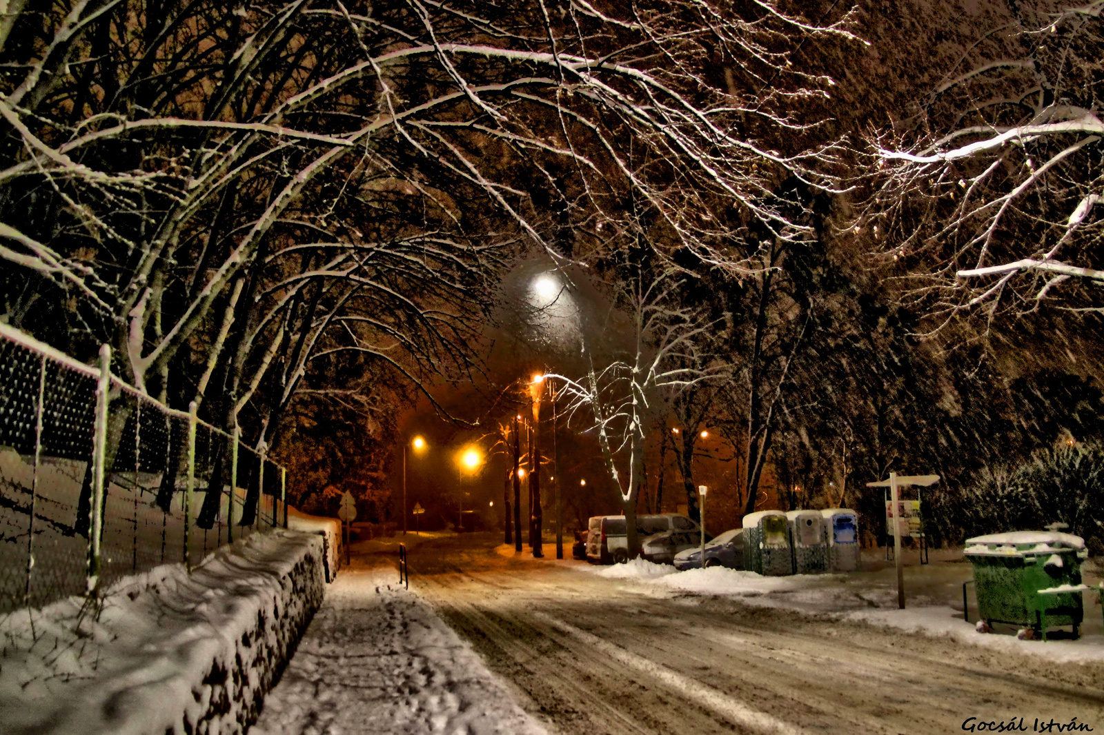 Téli utca . . .