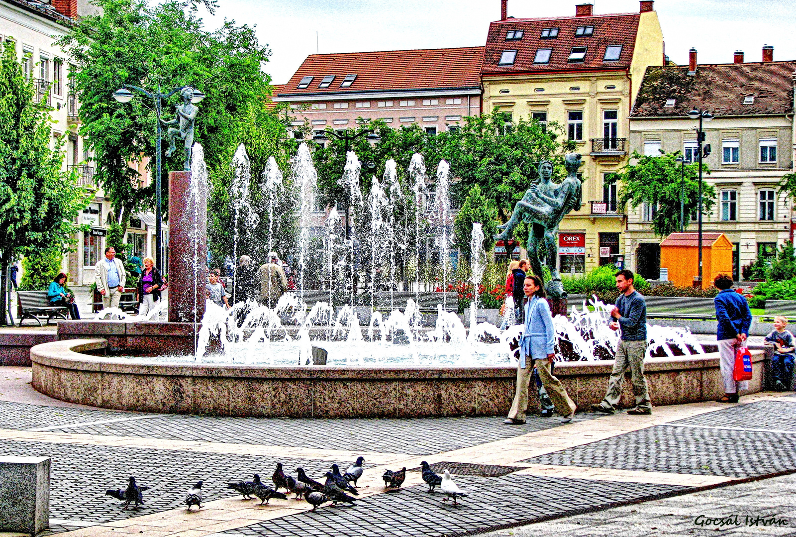 Szombathely - Faunok szoborcsoport