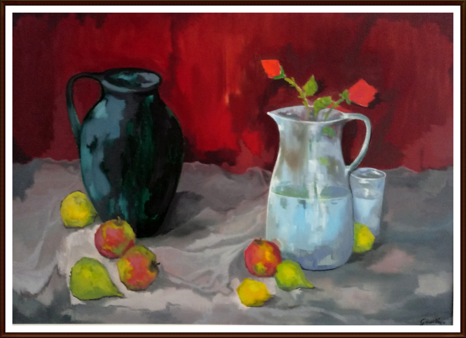 Paul Cézanne emlékéra. 50x70