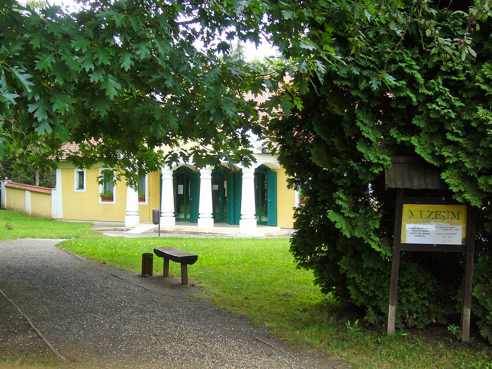Göcseji Falumúzeum bejárata