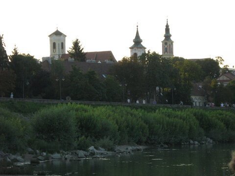 Szentendre a Dunáról