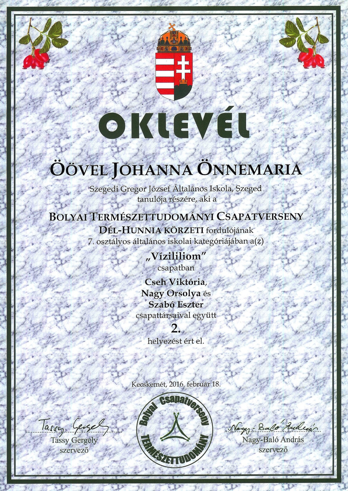 Öövel Johanna