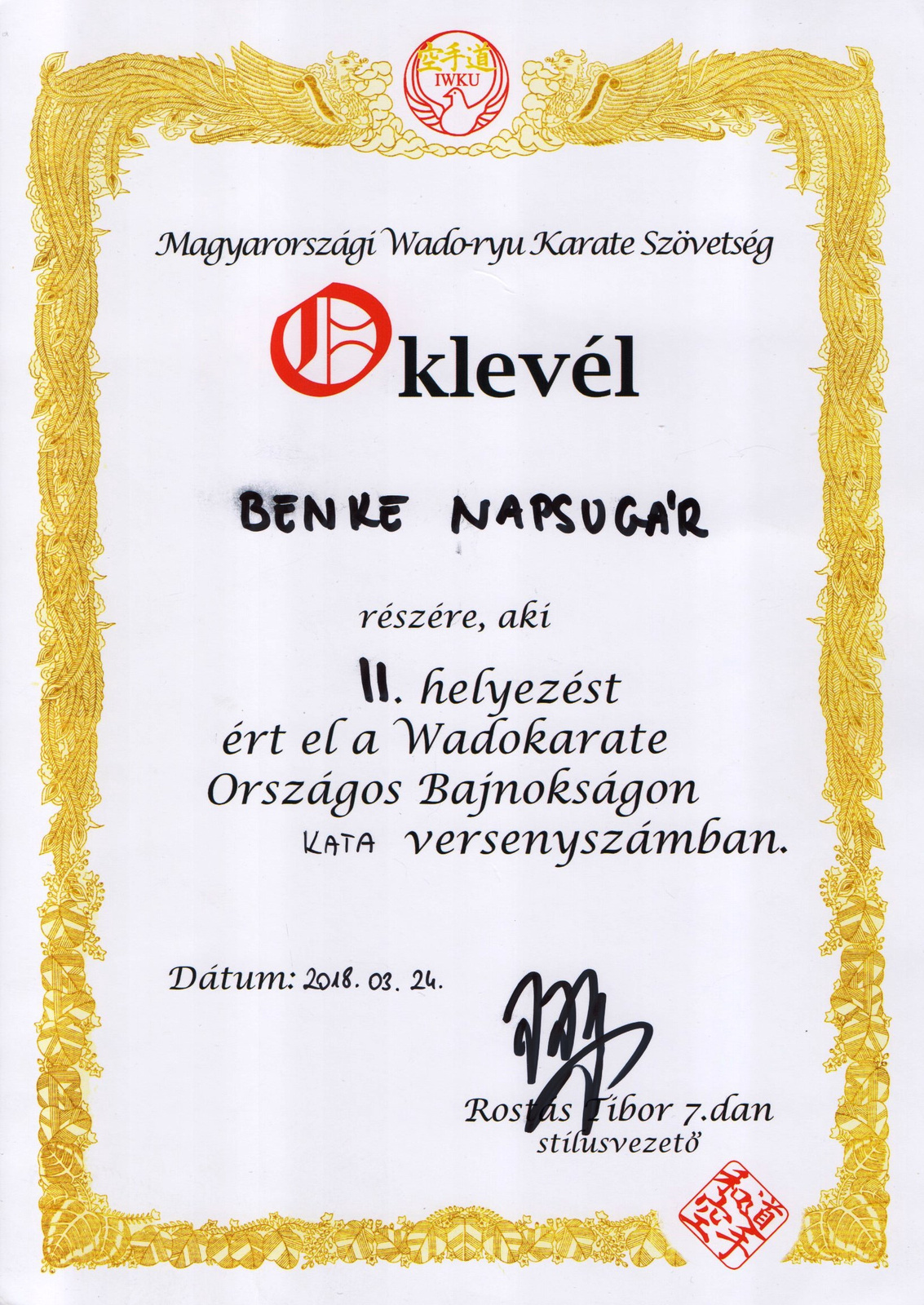 Benke Napsugár