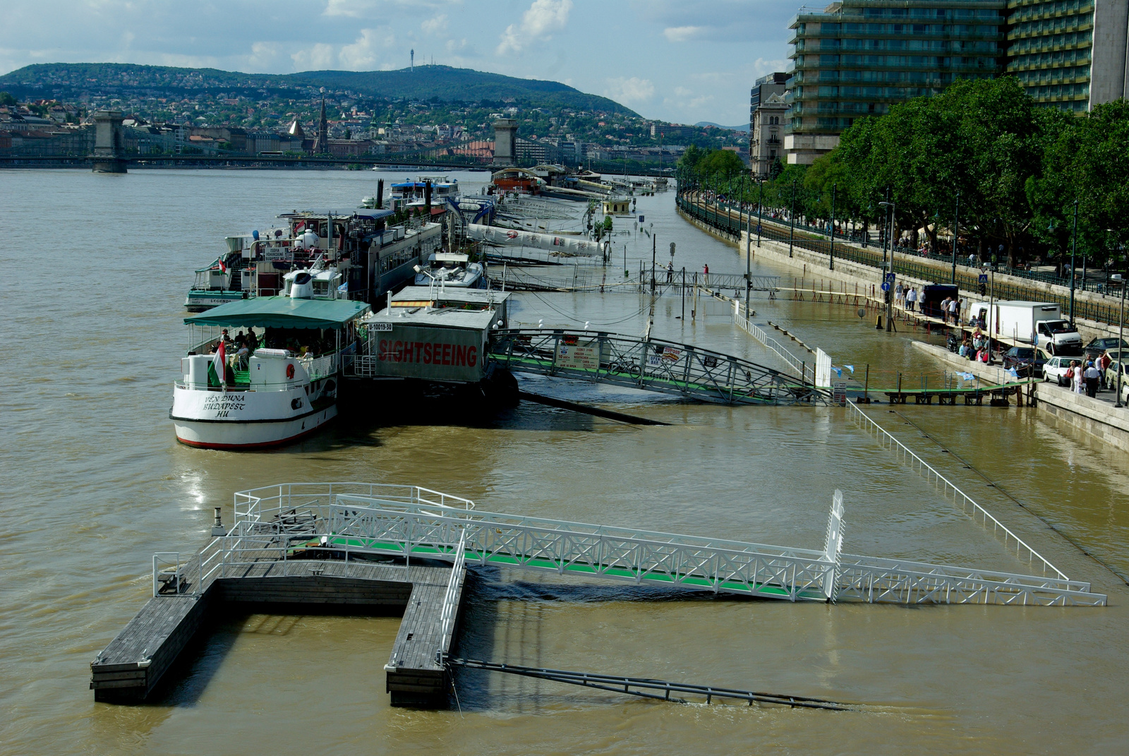 Duna, áradás, Budapest, rakpart (24)