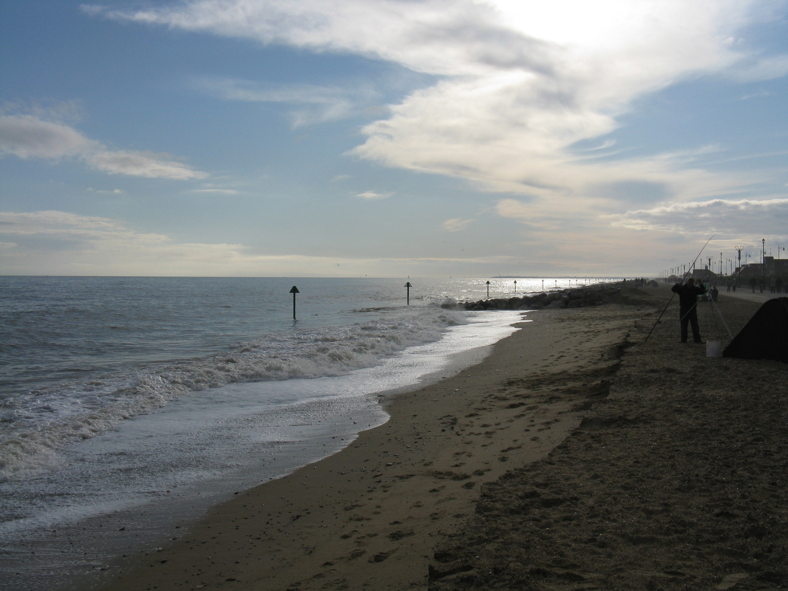 Felixstowe beach