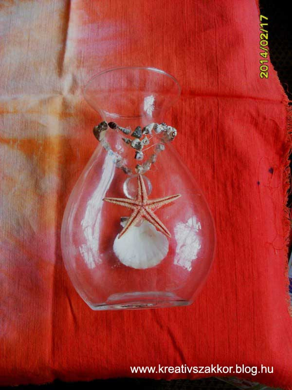 Kagyló dekoráció - Váza