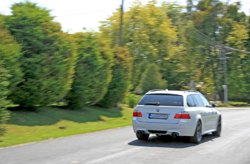 BMW E61 ///M5 touring Svenk próba 1