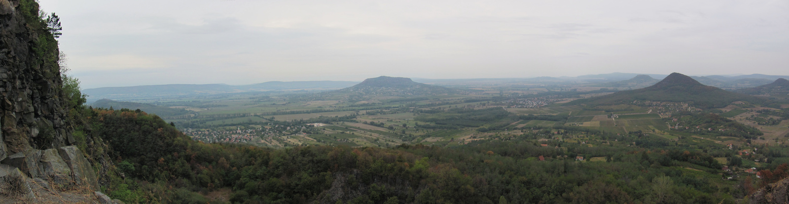 2012.09.14.Kilátás a Badacsonyról É-ra