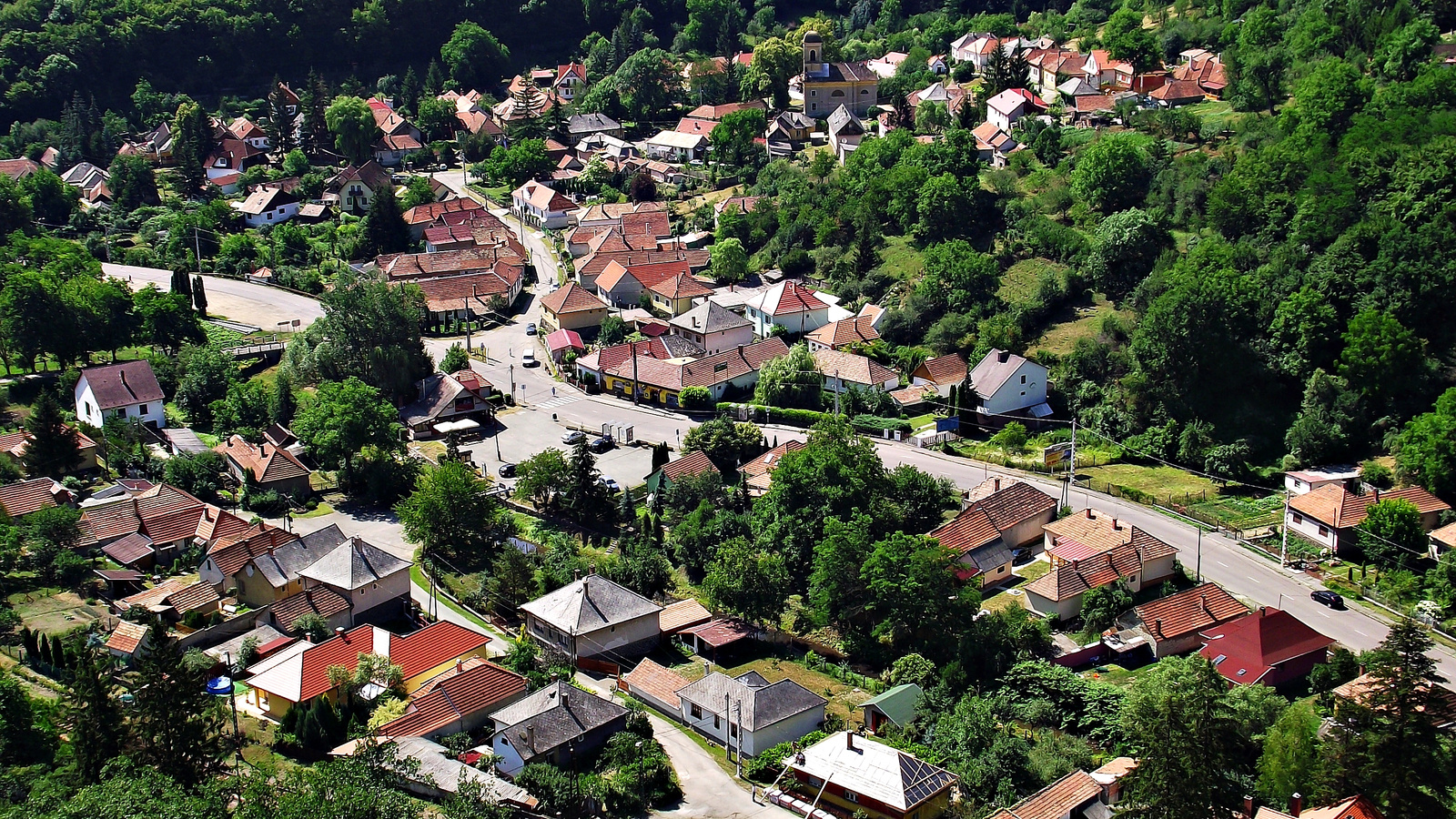 Szarvaskő látképe a várromról 10