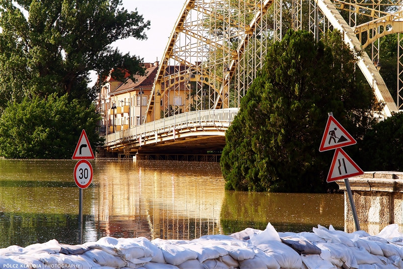 2013.06.08. Győr Árvíz (18) Révfalusi híd