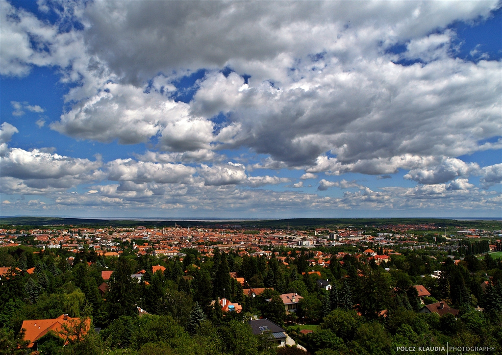 Sopron felett a felhők