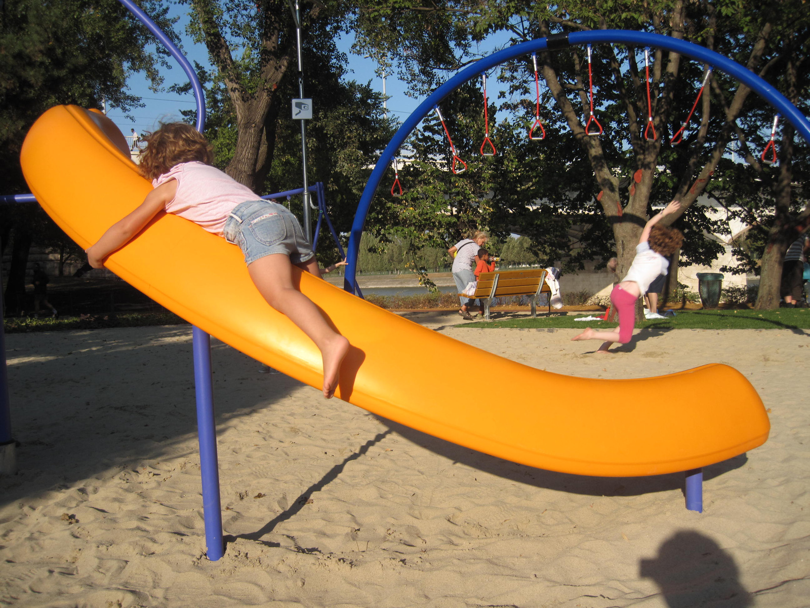 eco-friendly playground on margit island