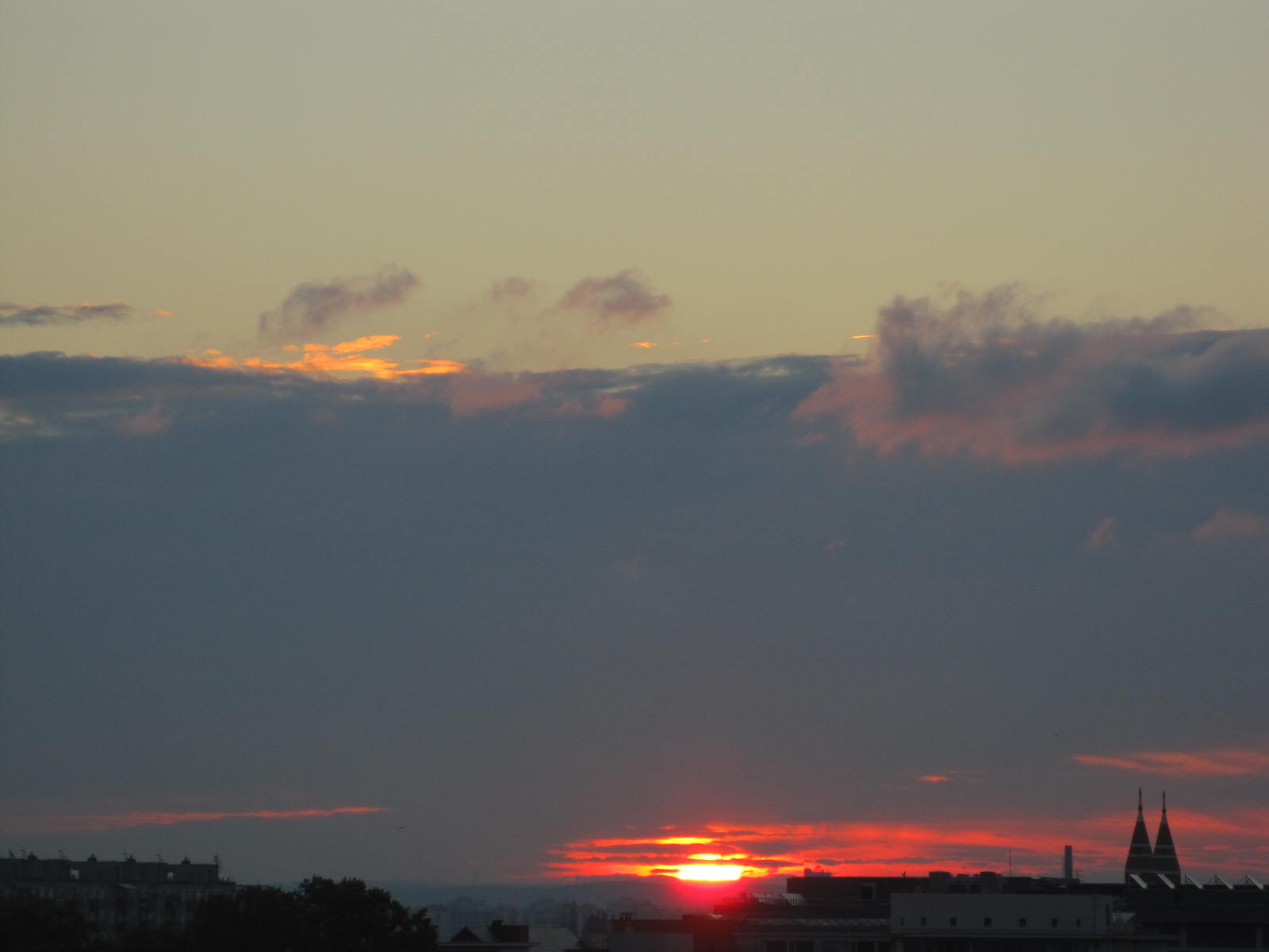 sunrise from our livingroom