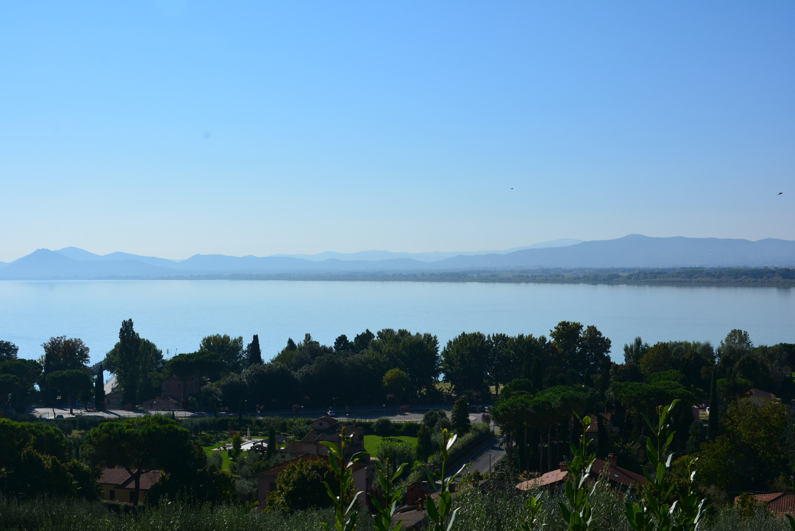 Kilátás Castiglione del Lagoból