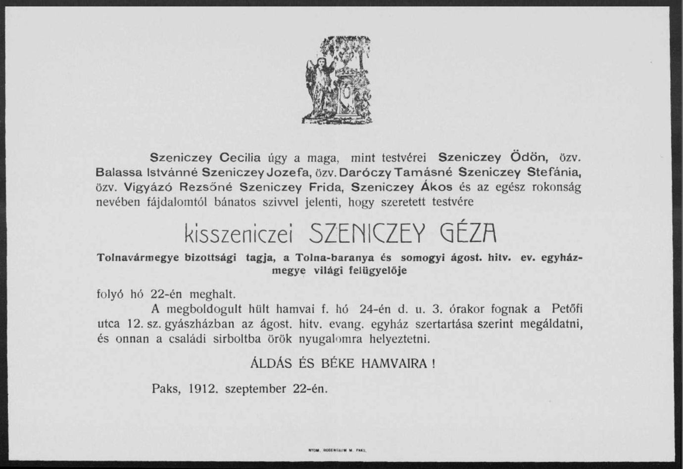 22. Szeniczey Géza 1912