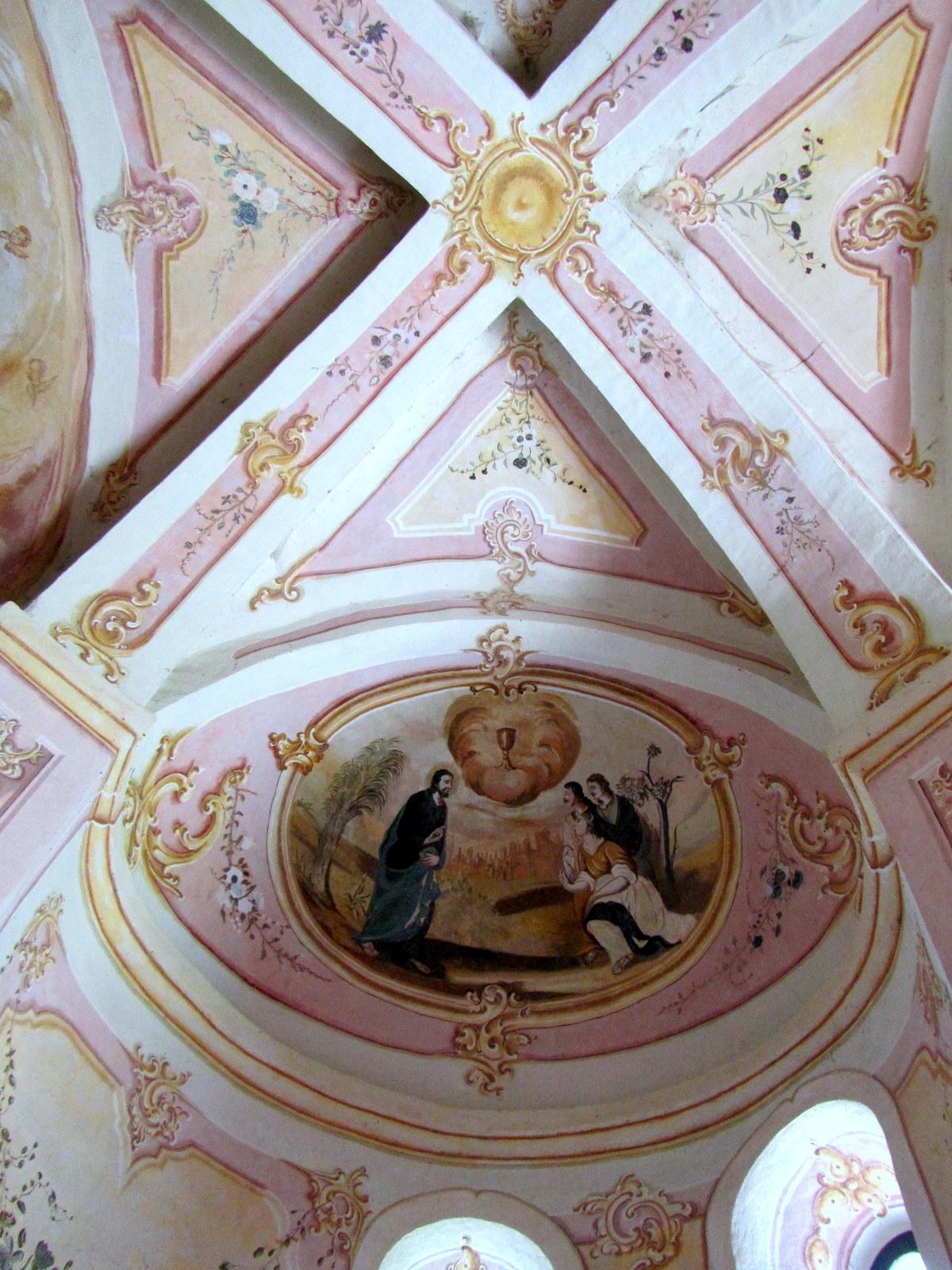 Freskó a jáki kápolnában
