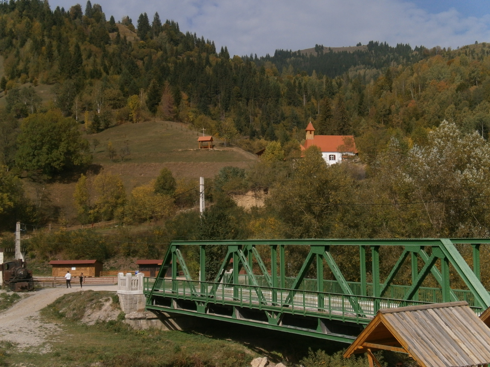 1000 éves határnál kis zöld híd