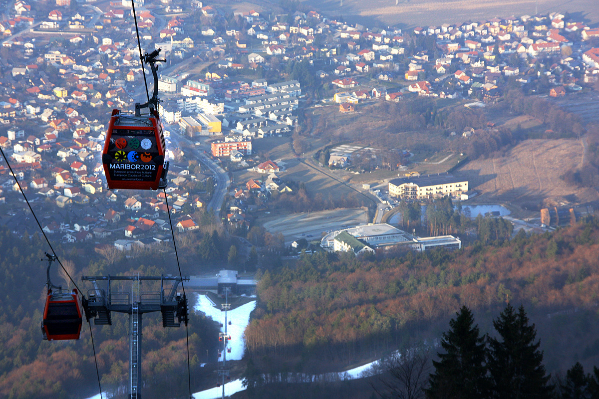 Maribor a kabinból