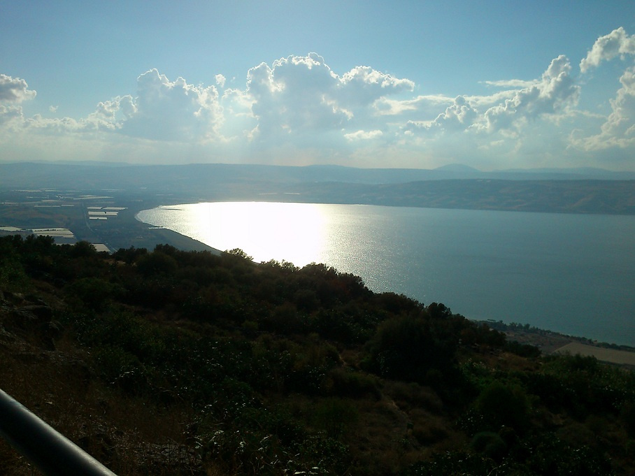 Genezáreti tó a Golánról