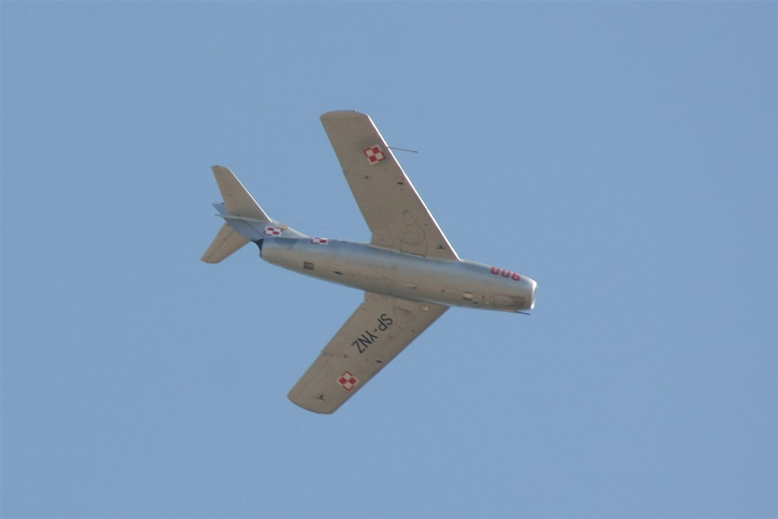 Kecskemét repülőnap 2013 - MIG-15 UTI Lengyelország