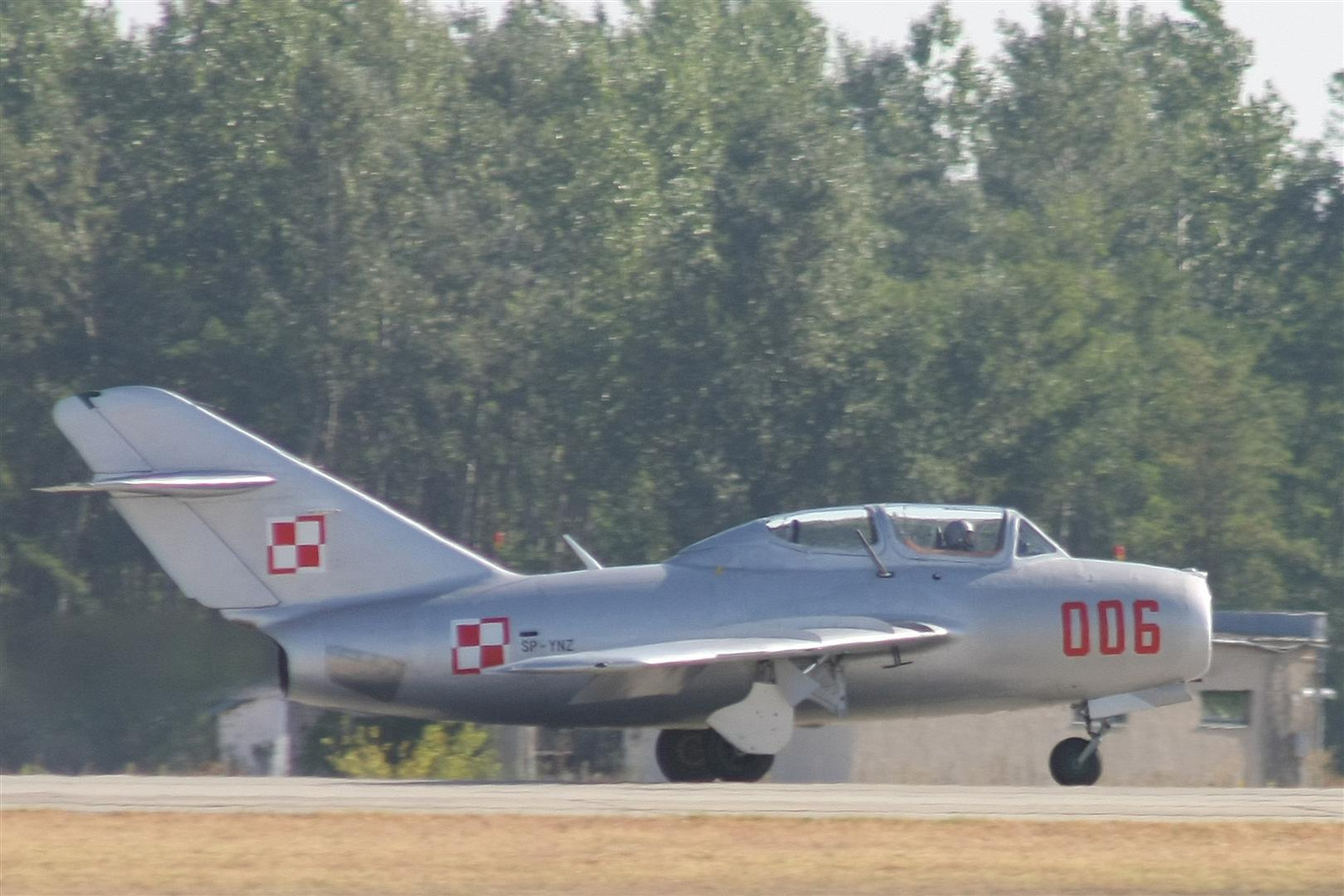 Kecskemét repülőnap 2013 - MIG-15 UTI Lengyelország