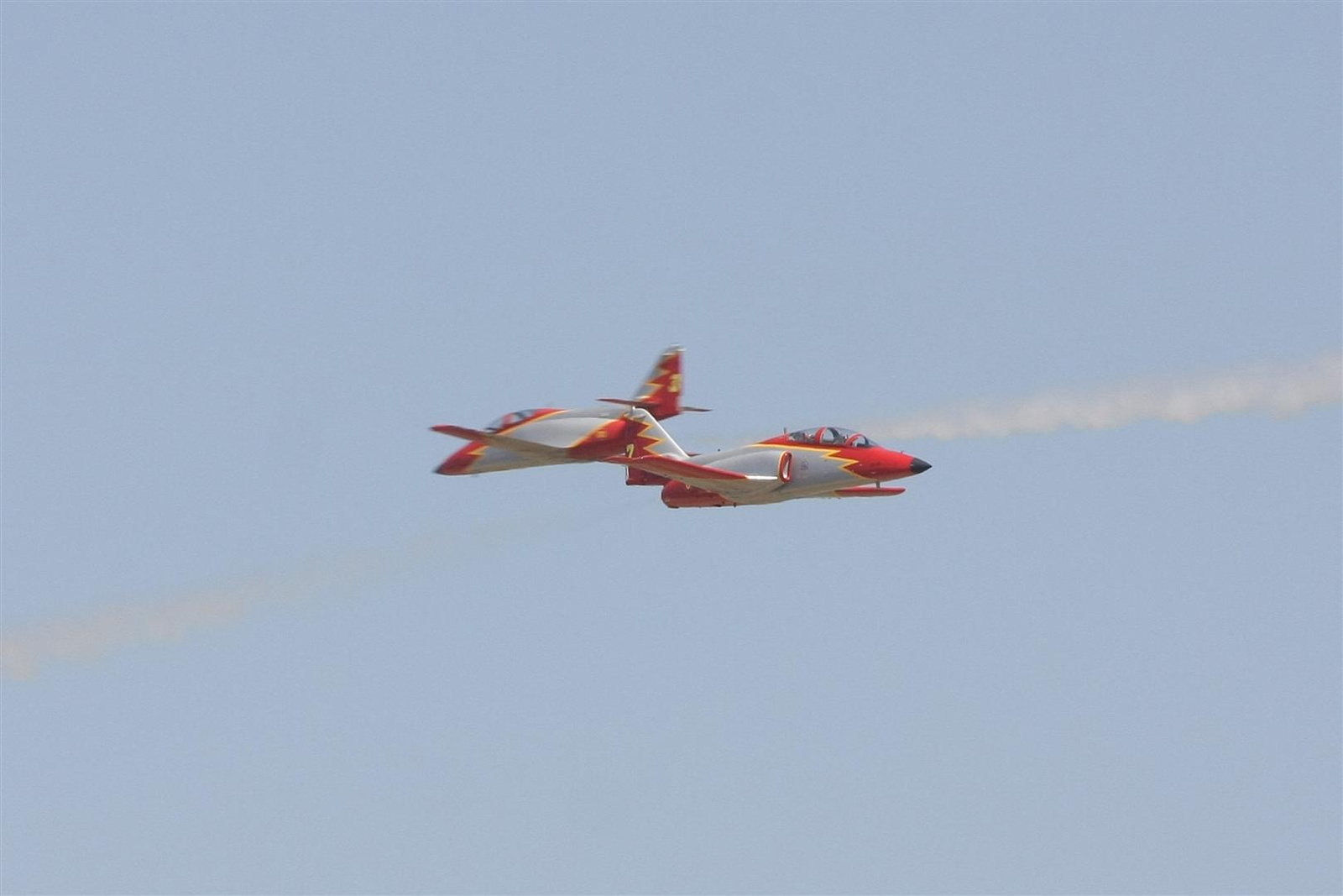 Kecskemét repülőnap 2013 - Patrualla Aguila C-101 Spanyolország