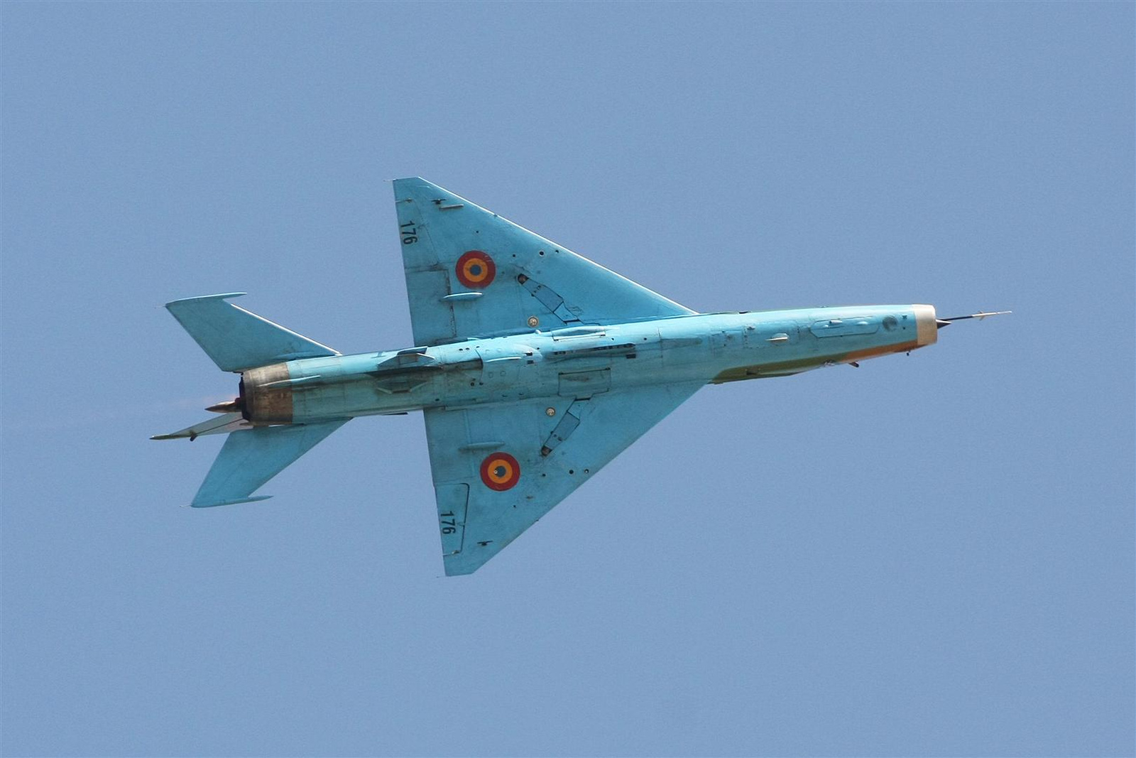 Kecskemét repülőnap 2013 - MIG-21 Lancer Románia