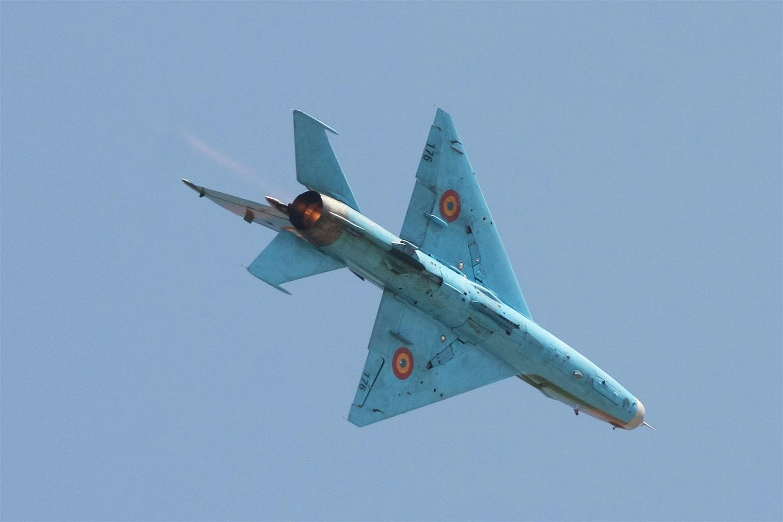 Kecskemét repülőnap 2013 - MIG-21 Lancer Románia