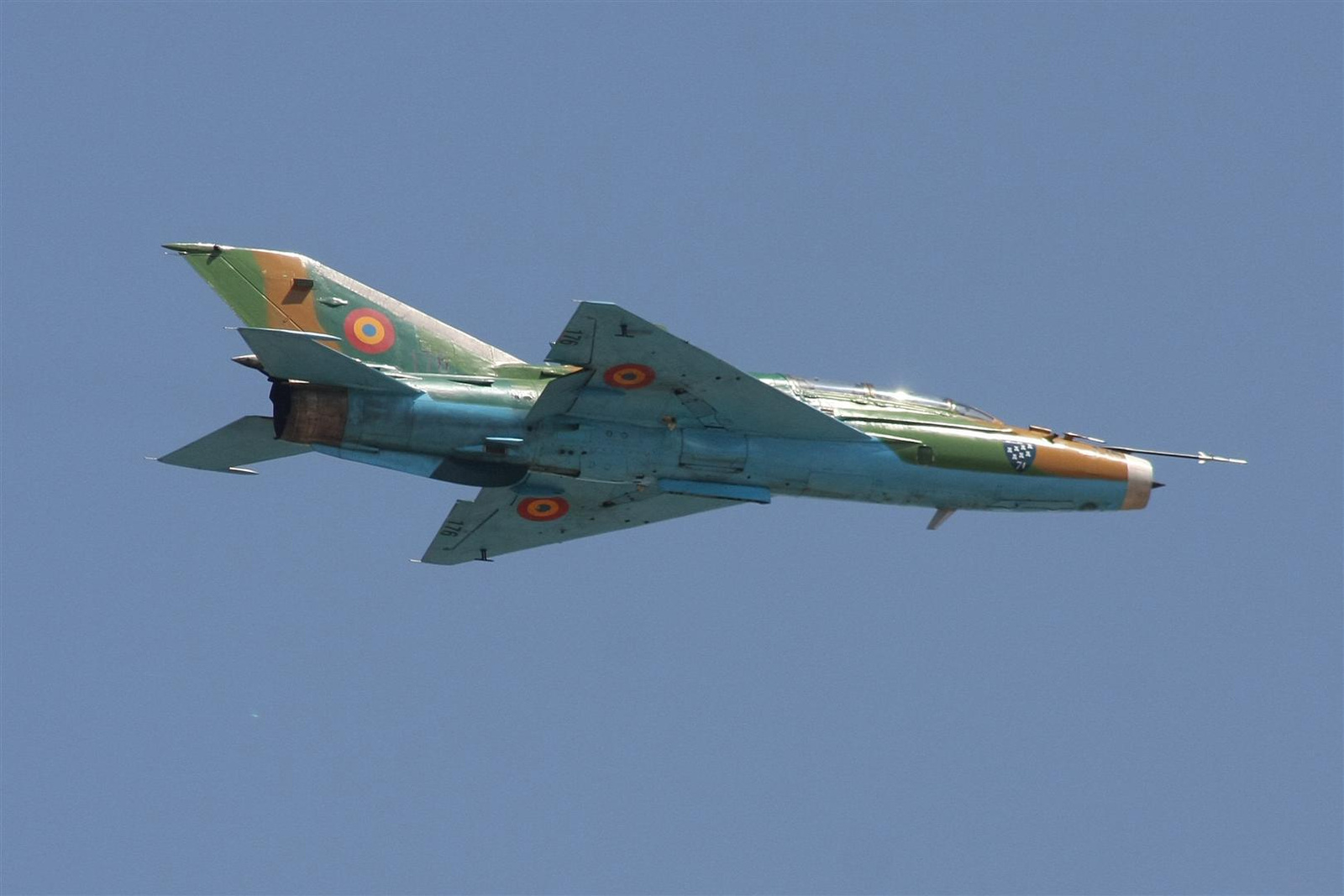 Kecskemét repülőnap 2013 - MIG-21 Lancer Románia