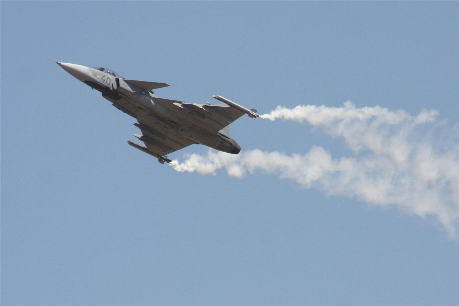 Kecskemét repülőnap 2013 - JAS-39A Gripen Magyarország