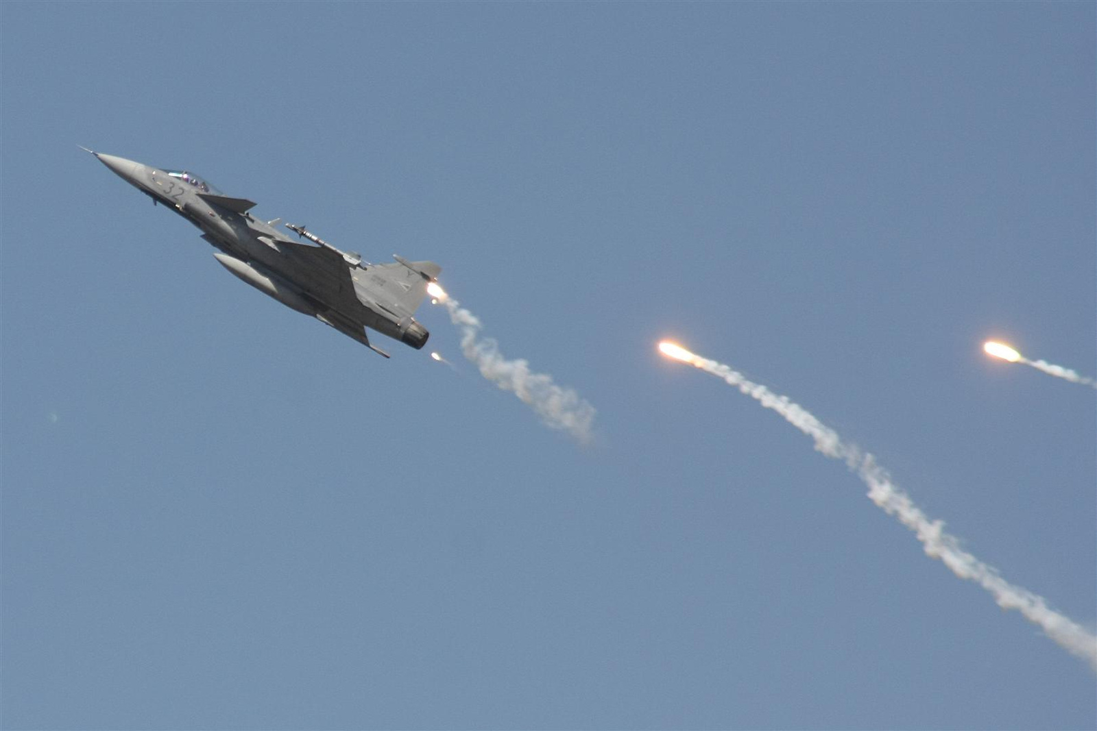 Kecskemét repülőnap 2013 - JAS-39A Gripen Magyarország