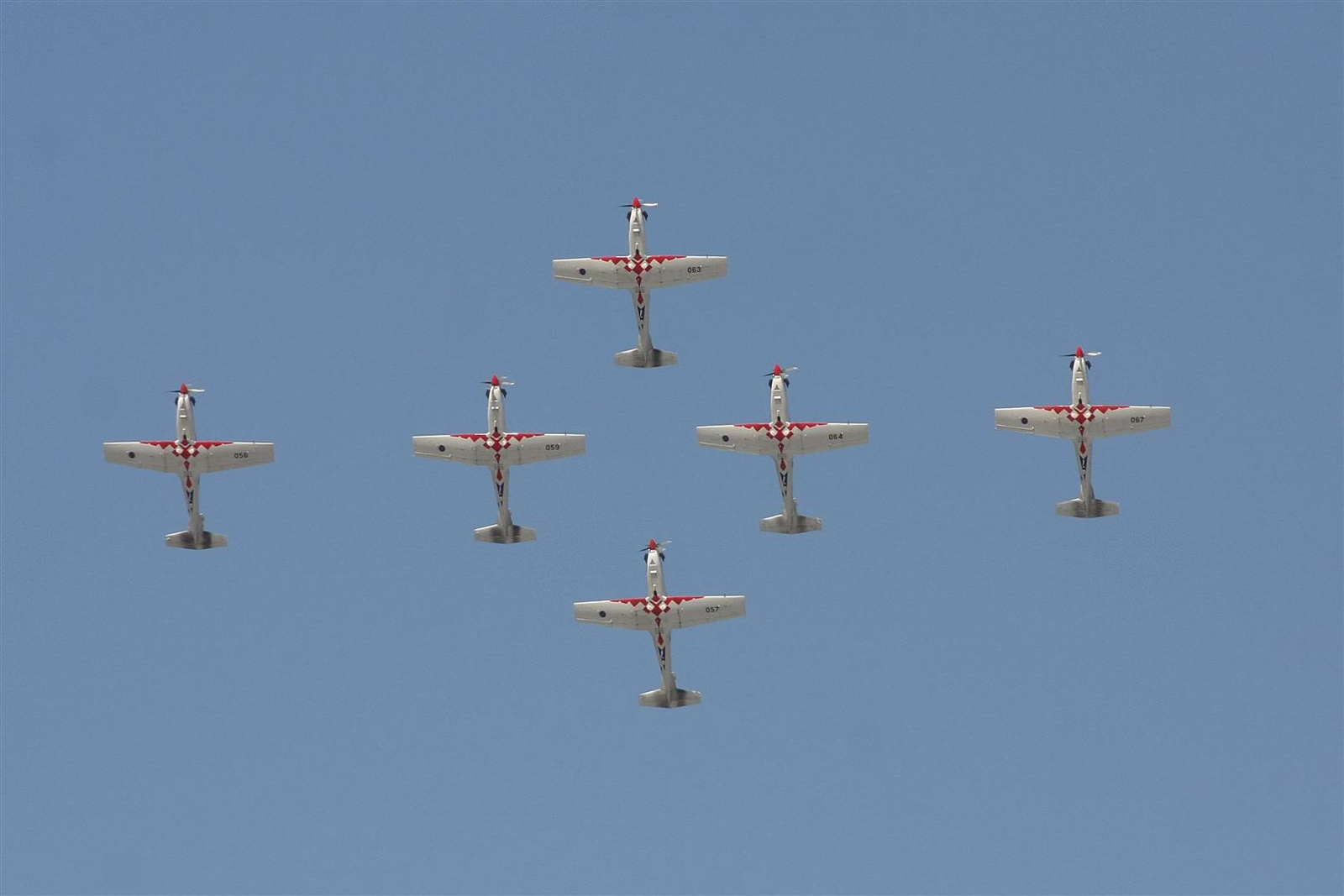 Kecskemét repülőnap 2013 - Wings of storm PC-9 Horvátország