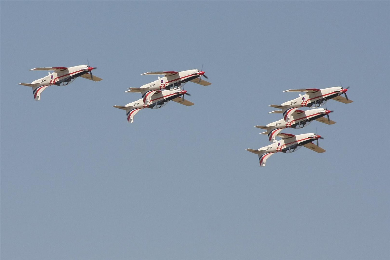 Kecskemét repülőnap 2013 - Wings of storm PC-9 Horvátország