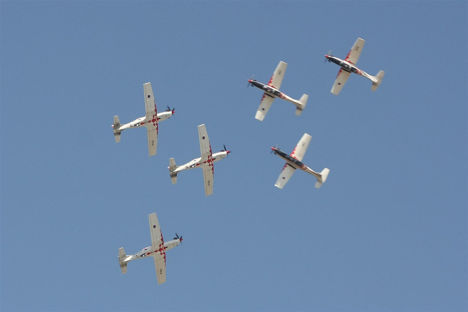 Kecskemét repülőnap 2013 - Wings of storm PC-9 Horvátország