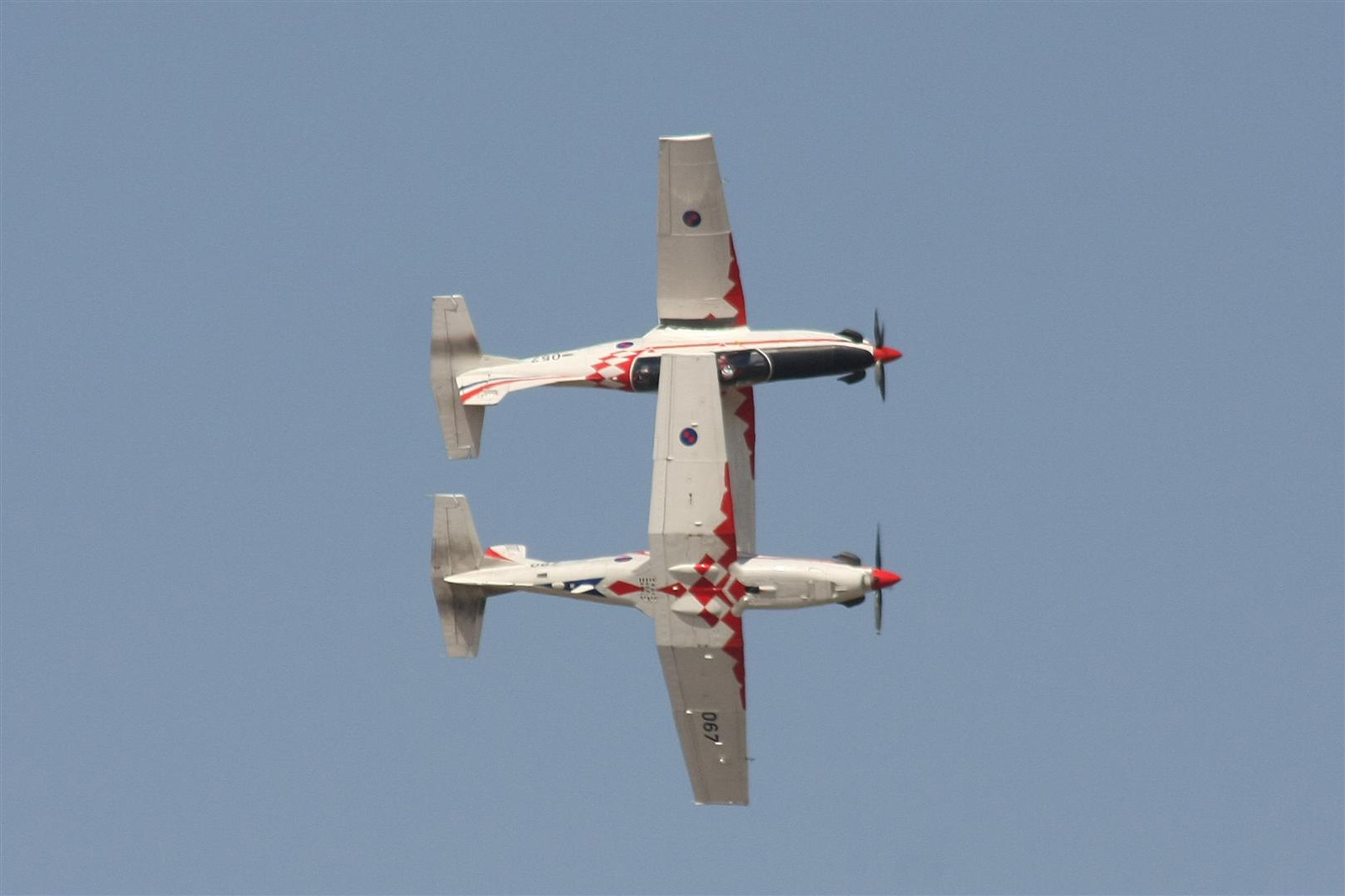 Kecskemét repülőnap 2013 - Wings of storm PC-9 Horvátország