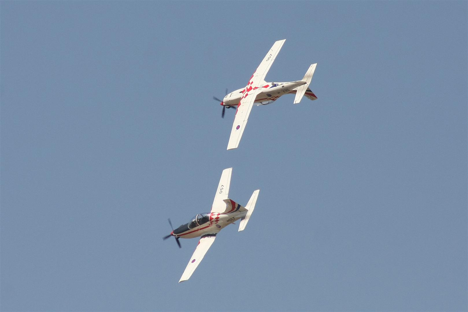 Kecskemét repülőnap 2013 - Wings of storm PC-9 Horvátország