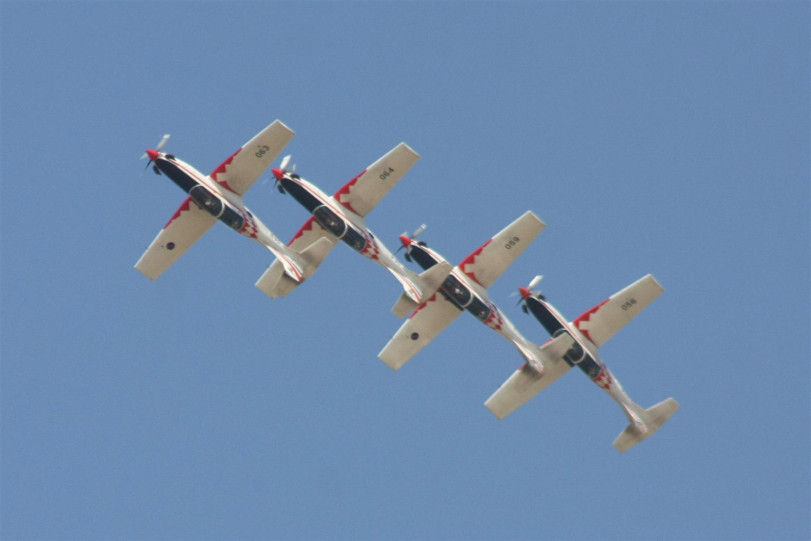 Kecskemét repülőnap 2013 - Wings of storm PC-9 Horvátország