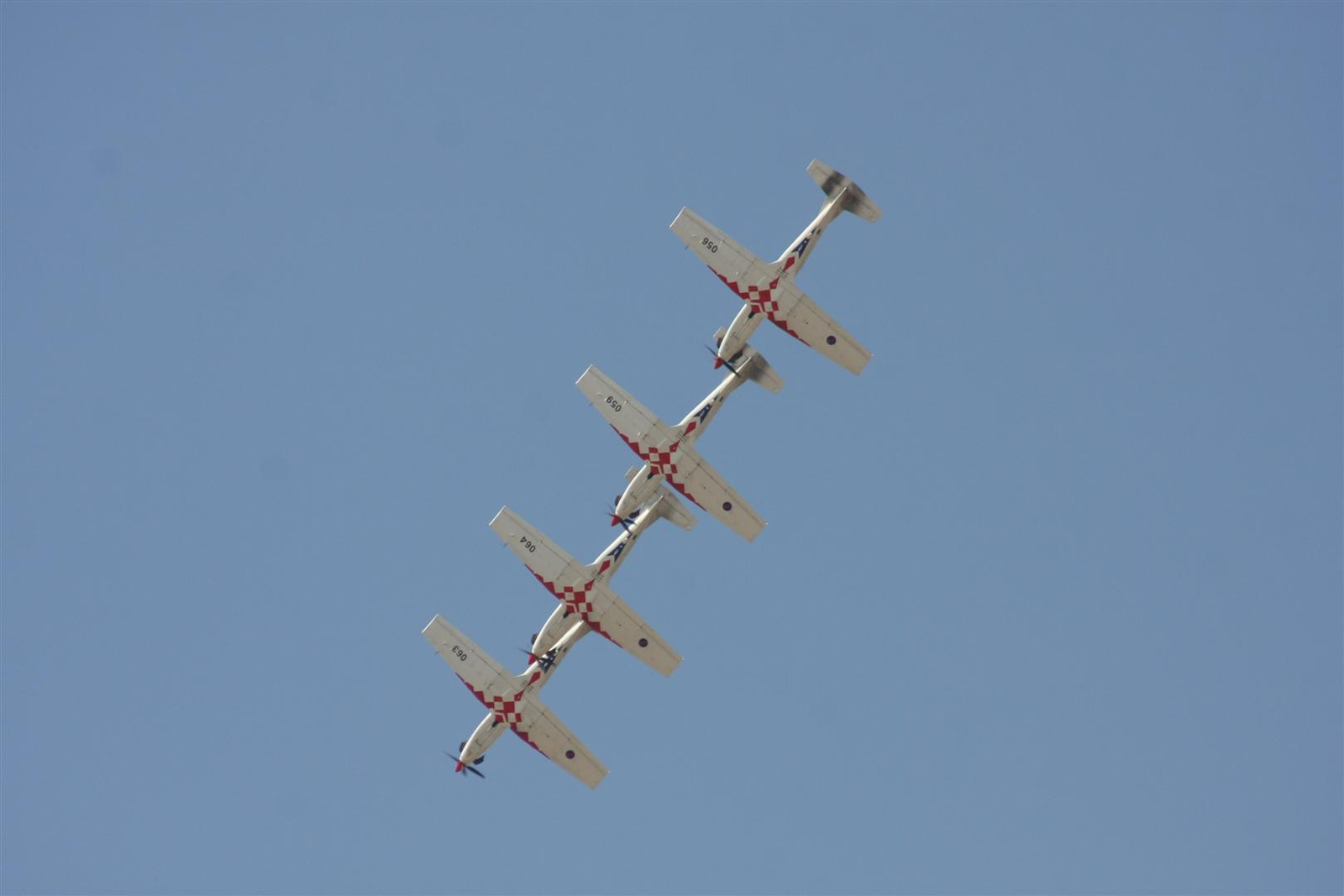 Kecskemét repülőnap 2013 - Wings of storm PC-9 Horvátország