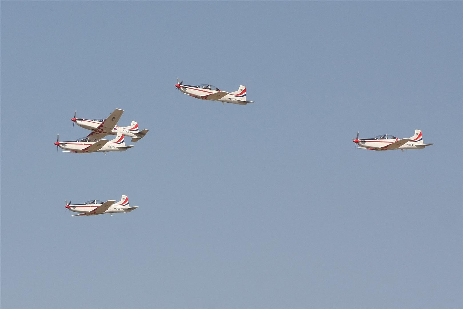 Kecskemét repülőnap 2013 - Wings of storm PC-9 Horvátország