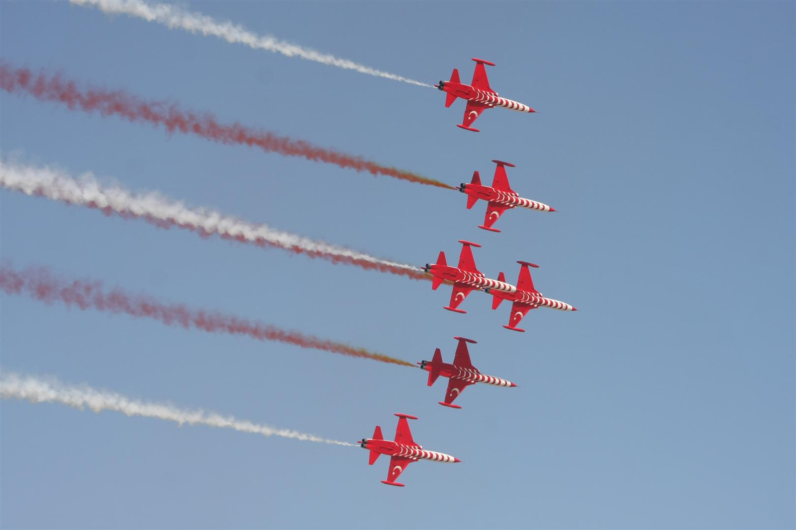 Kecskemét repülőnap 2013 - Török Csillagok NF-5A/B Törökország