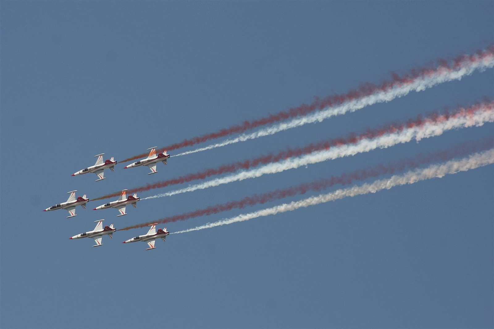 Kecskemét repülőnap 2013 - Török Csillagok NF-5A/B Törökország