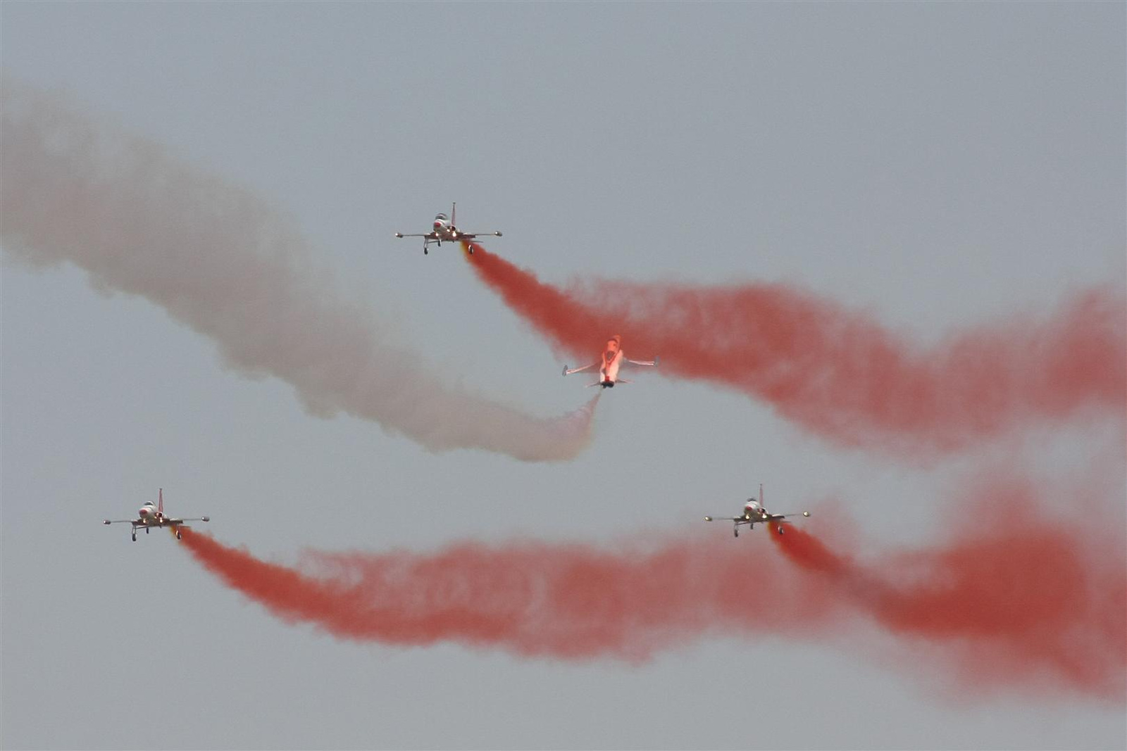 Kecskemét repülőnap 2013 - Török Csillagok NF-5A/B Törökország