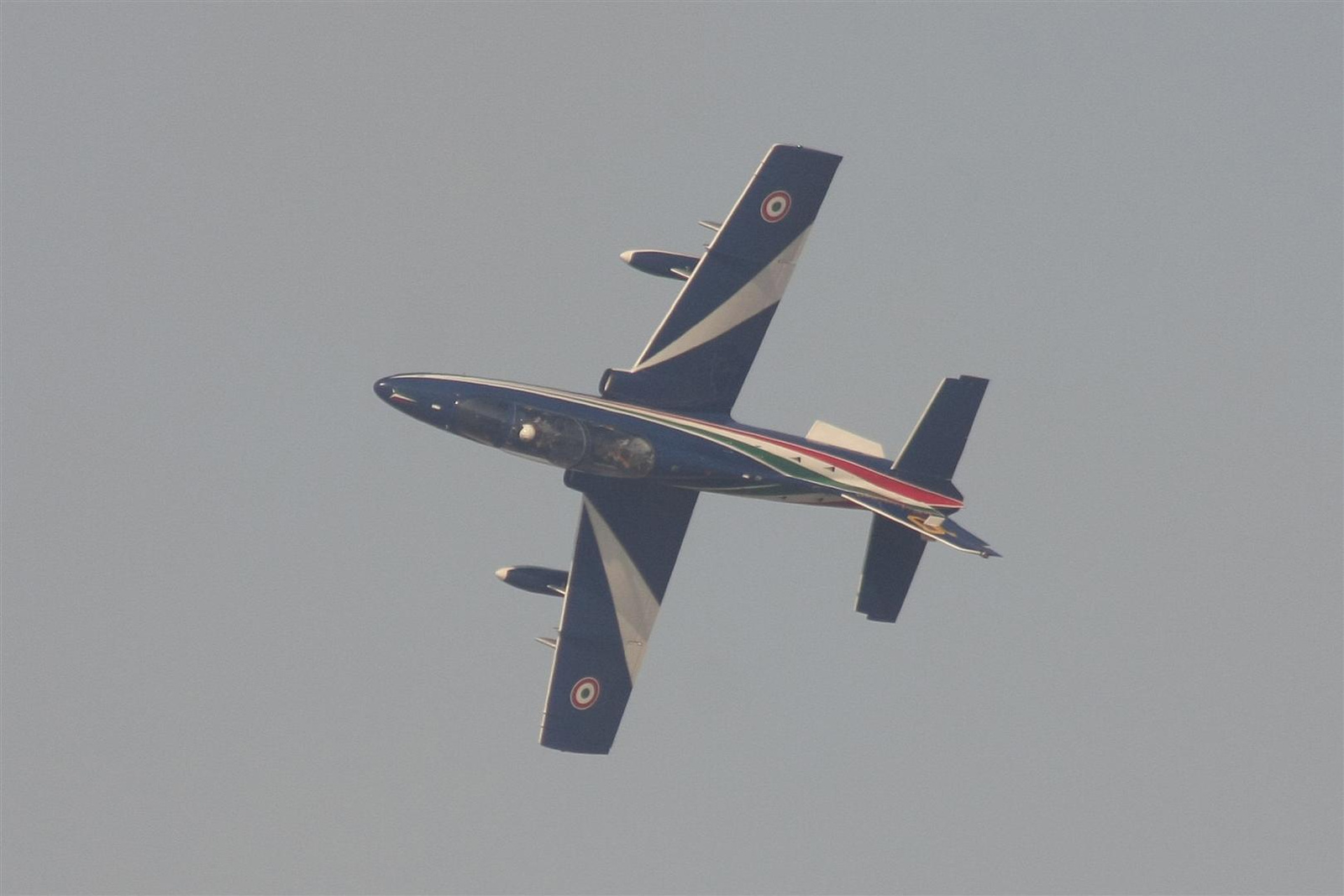 Kecskemét repülőnap 2013 - Frecce Tricolori MB-339 Olaszország