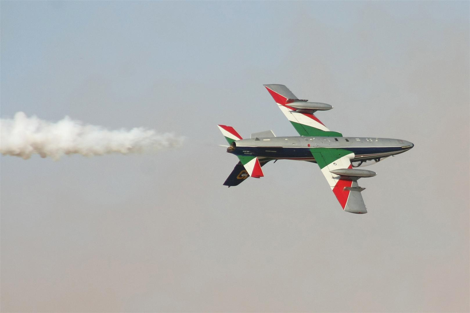 Kecskemét repülőnap 2013 - Frecce Tricolori MB-339 Olaszország