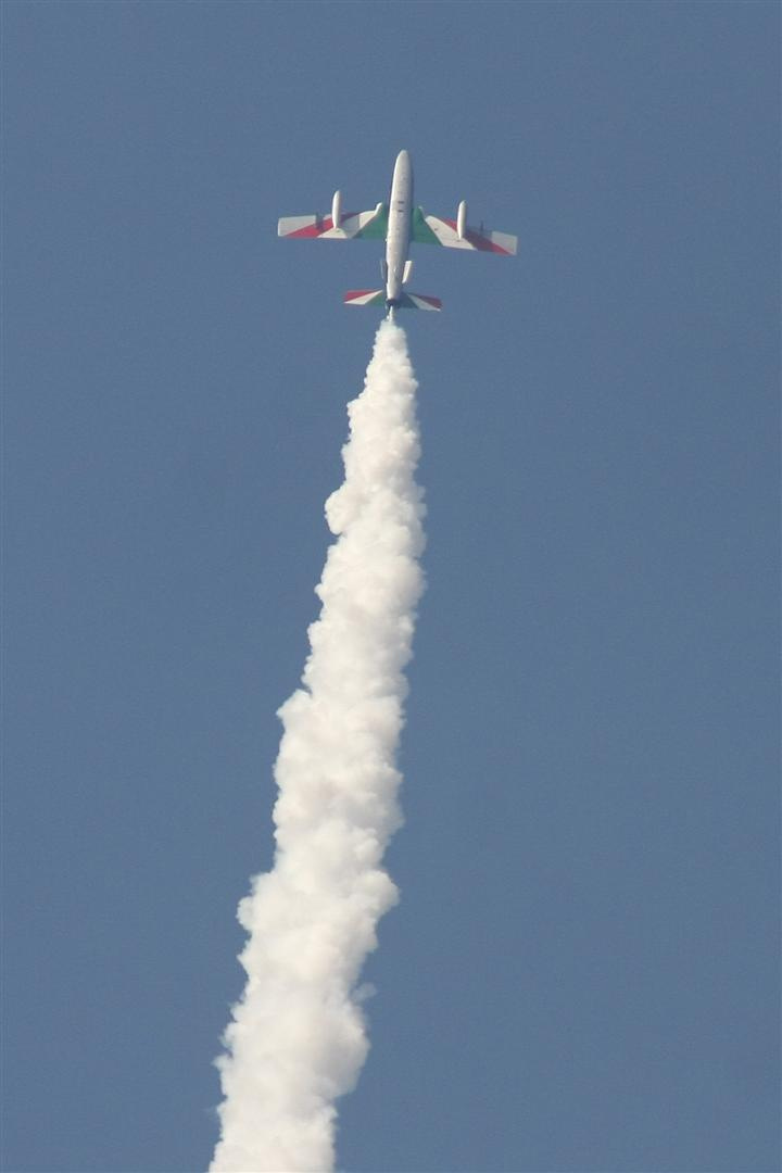 Kecskemét repülőnap 2013 - Frecce Tricolori MB-339 Olaszország