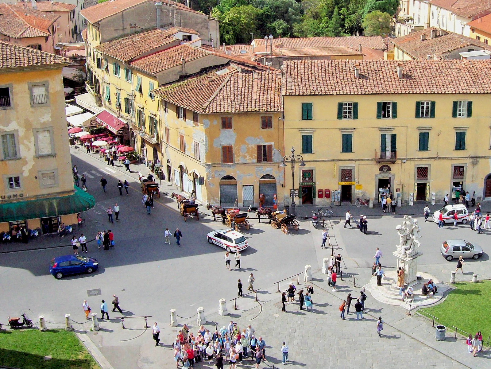 panoráma a ferde toronyból (Pisa)